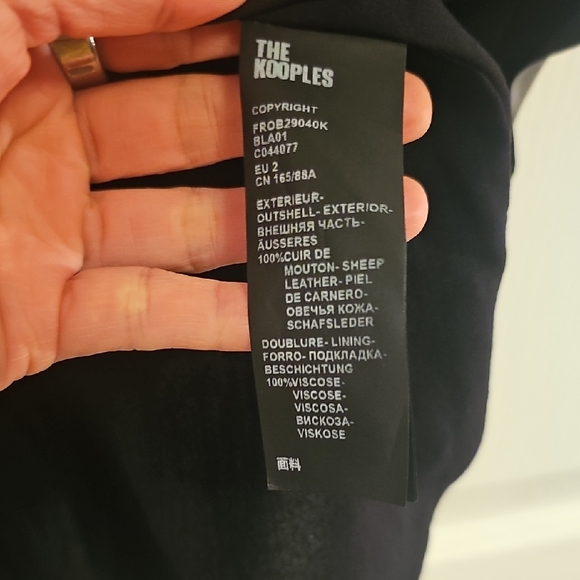 Kooples Leather dress - Picture 3 of 6